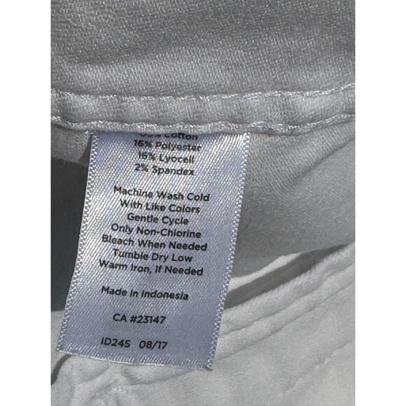 Talbots Womens White Denim Jacket XL - Picture 4 of 7